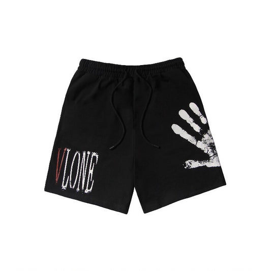 Vlone Handprint Black Shorts