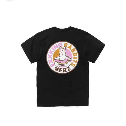 FR2 Rabbit Donut Black Tee