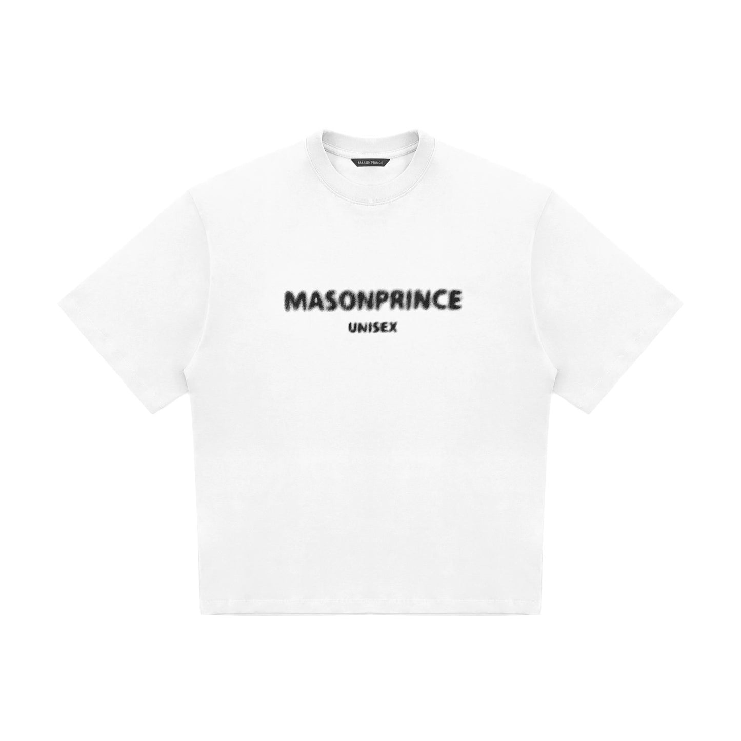 Masonprince Faded Logo Black White Tee JM