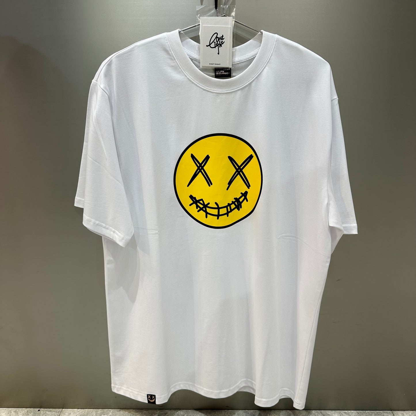 Rickyisclown Smiley Face White Tee