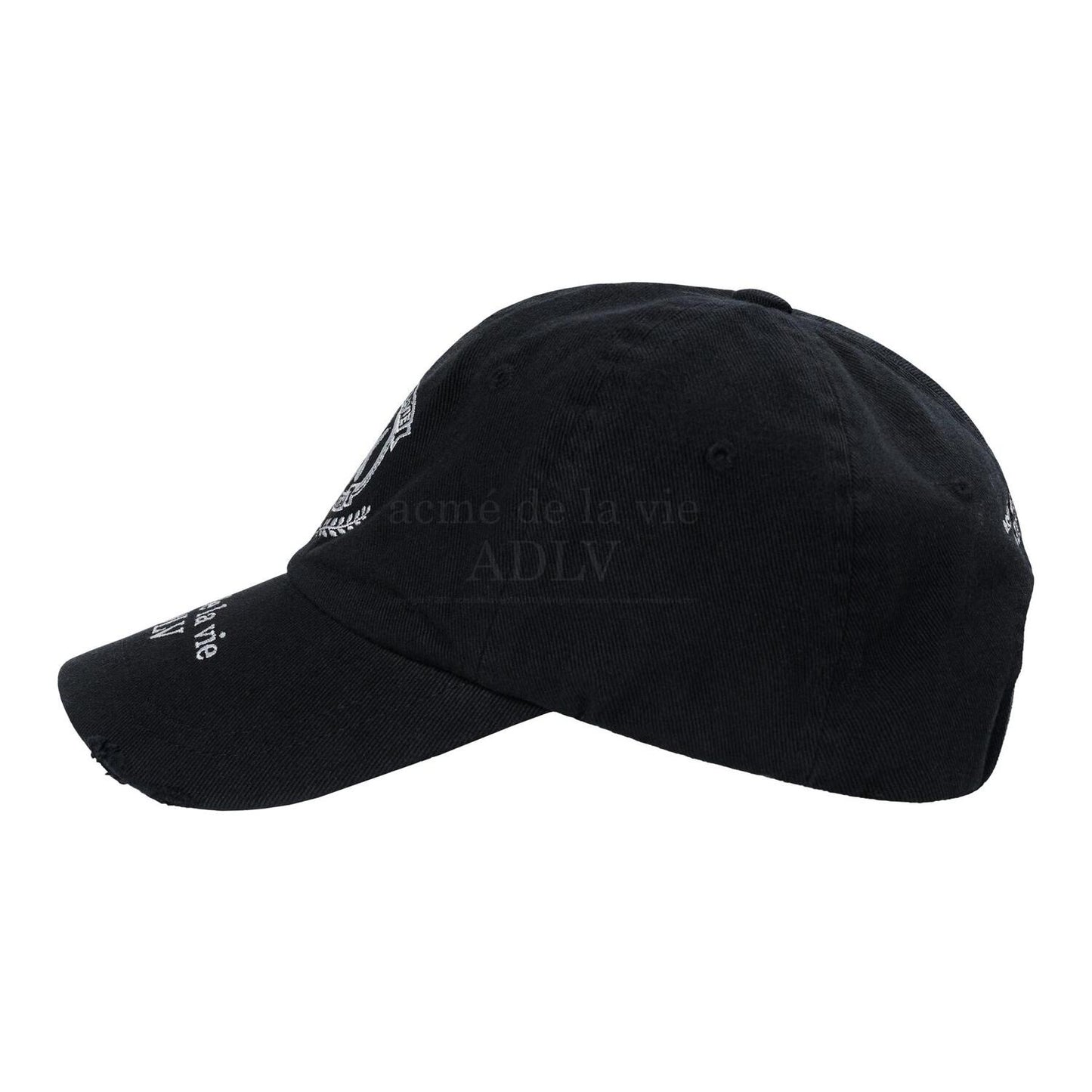 ADLV Laurel Emblem Destroyed Washing Ball Black Cap