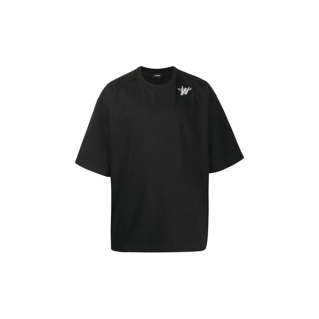 Welldone Cotton WD Logo Black Tee