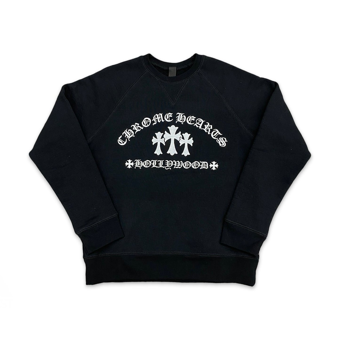 Chrome Hearts Embroidery Black Sweat Shirt