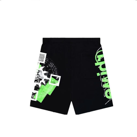 Rhime Aline Four Diagrams Black Shorts MrMEE
