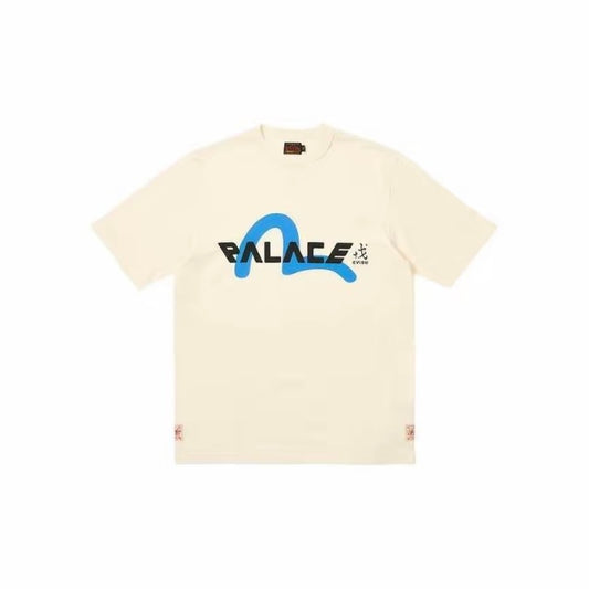 Palace Evisu Logo White Tee