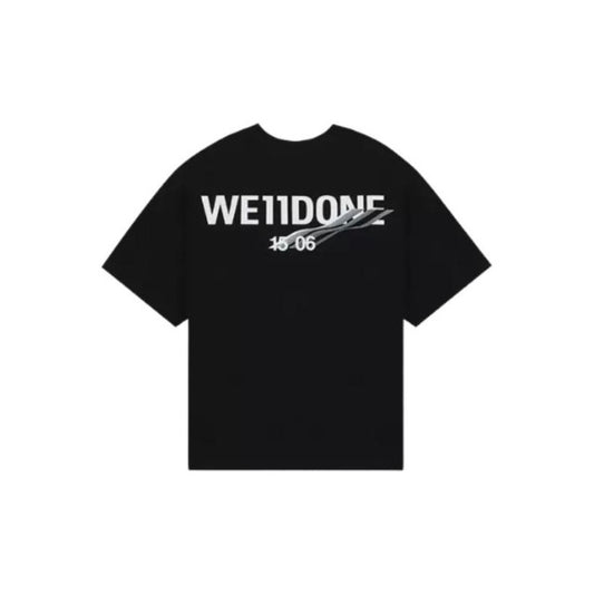 Welldone Wave Logo Black Tee