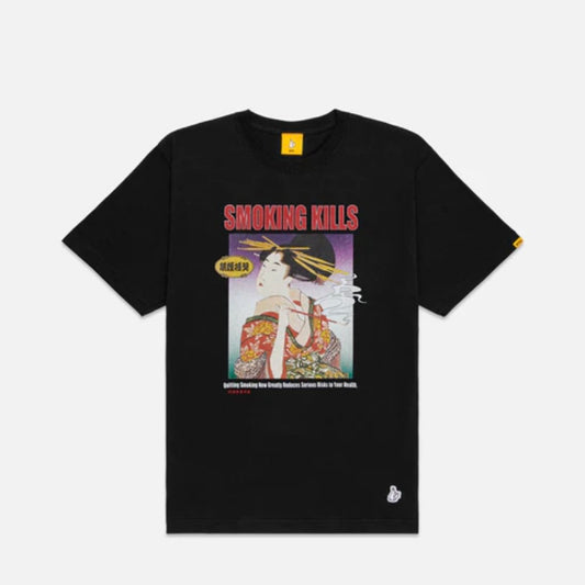 FR2 Ukiyoe Smoking Black Tee