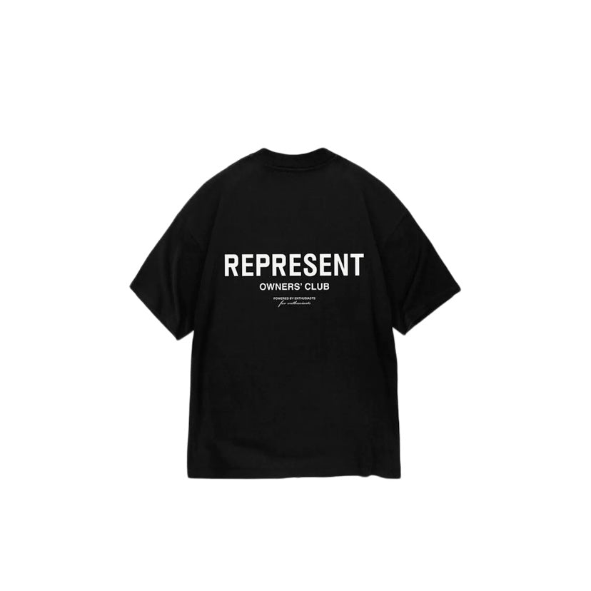 Represent Owner's Club White Black Tee