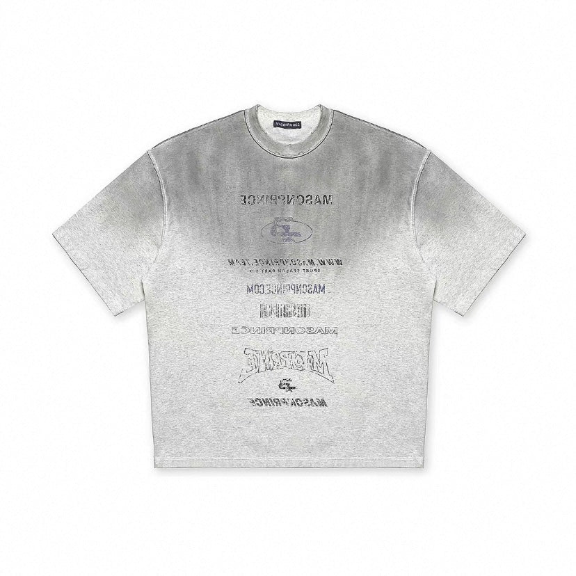 Masonprince Subtitles Washed White Tee JM