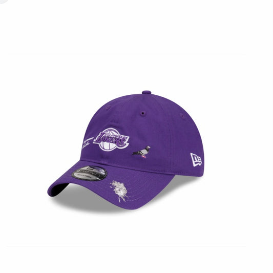 New Era Lakers Staple Purple Cap