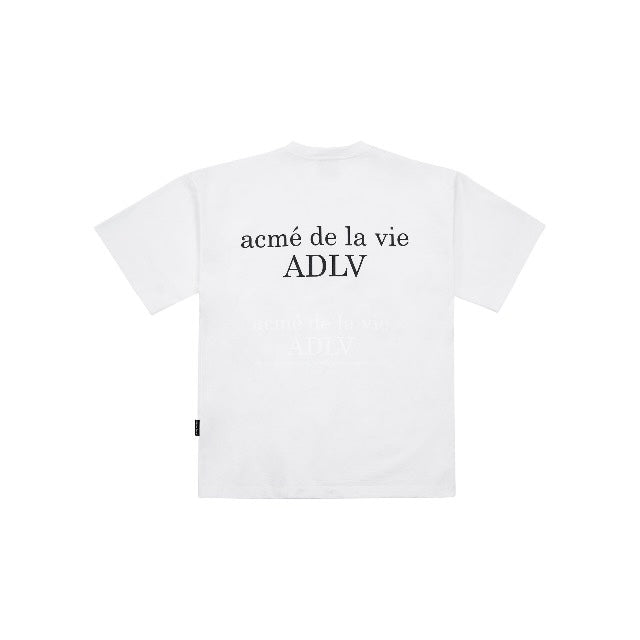 ADLV Baby Face Colorful Hands White Tee