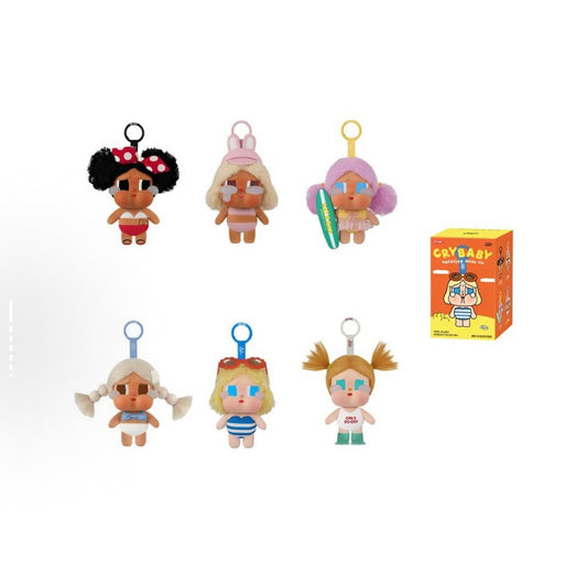 Pop Mart Crybaby Vacation Mode On Series Vinyl Plush Pendant Blind Box