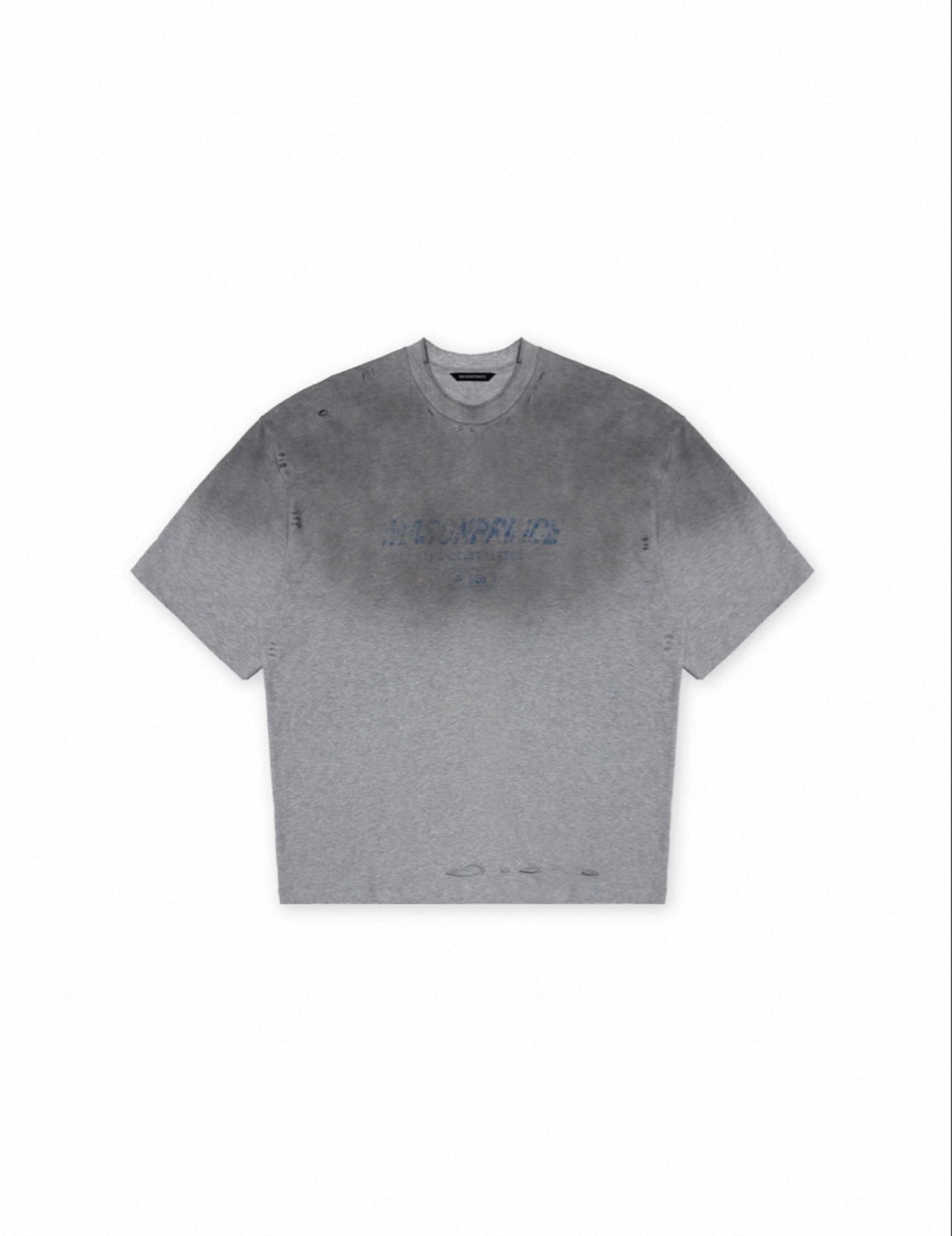 MASONPRINCE Grey Gradient Overlay Tee