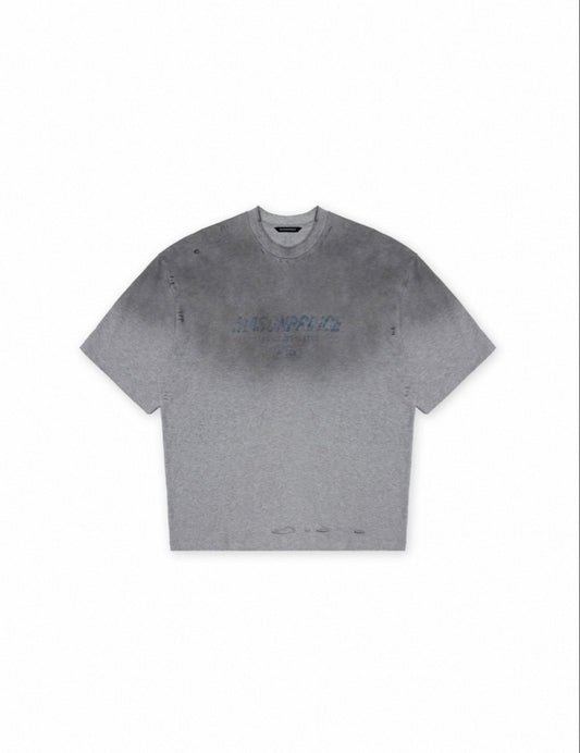 MASONPRINCE Grey Gradient Overlay Tee