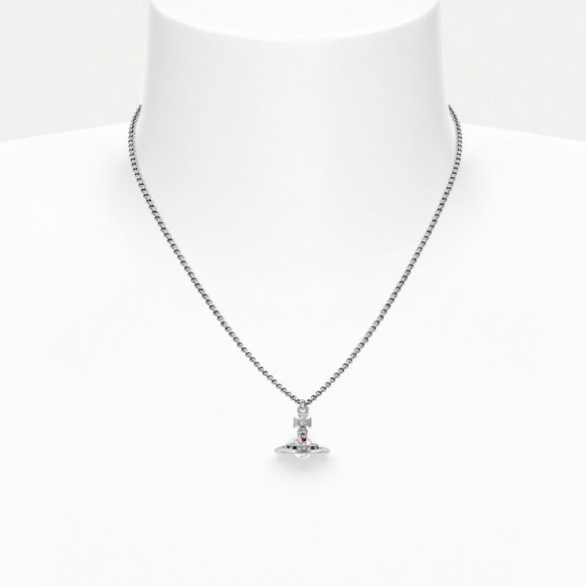 Vivienne Westwood New Petite ORB Platinum Pendant