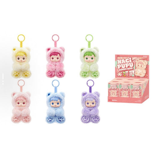 Pop Mart Hacipupu Gummy Bear Vinyl Plush Pendant Blind Box