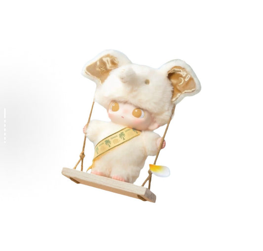 Pop Mart Dimoo Elephant In Moonlight Vinyl Plush Doll Pendant