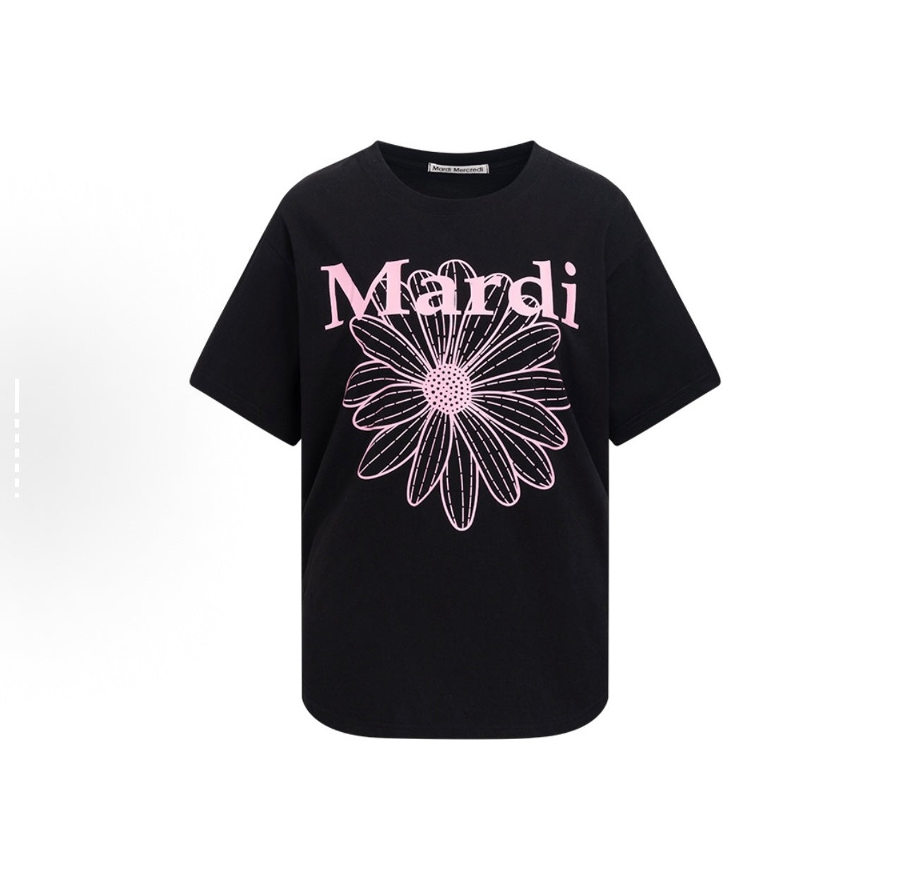 MARDI MERCREDI Black Pink Tee
