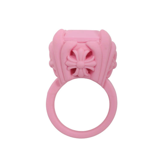 Chrome Hearts Rubber Cocktail Pink Ring