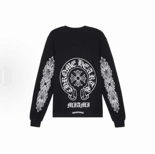 Chrome Heart Miami Black Long Sleeve