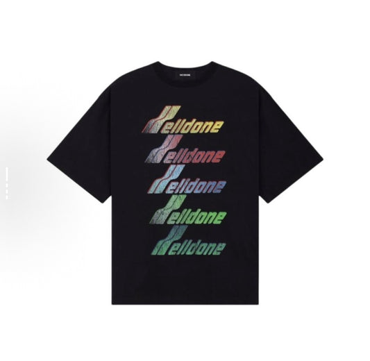 Welldone Gradient Color Logo Tee