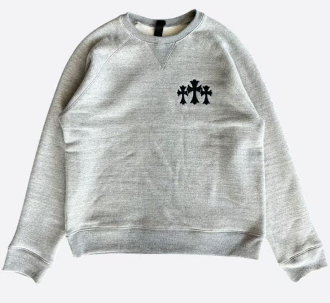 Chrome Hearts Nylon Embroidery Grey Sweatshirt BF