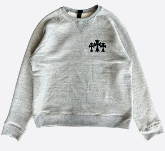 Chrome Hearts Nylon Embroidery Grey Sweatshirt BF