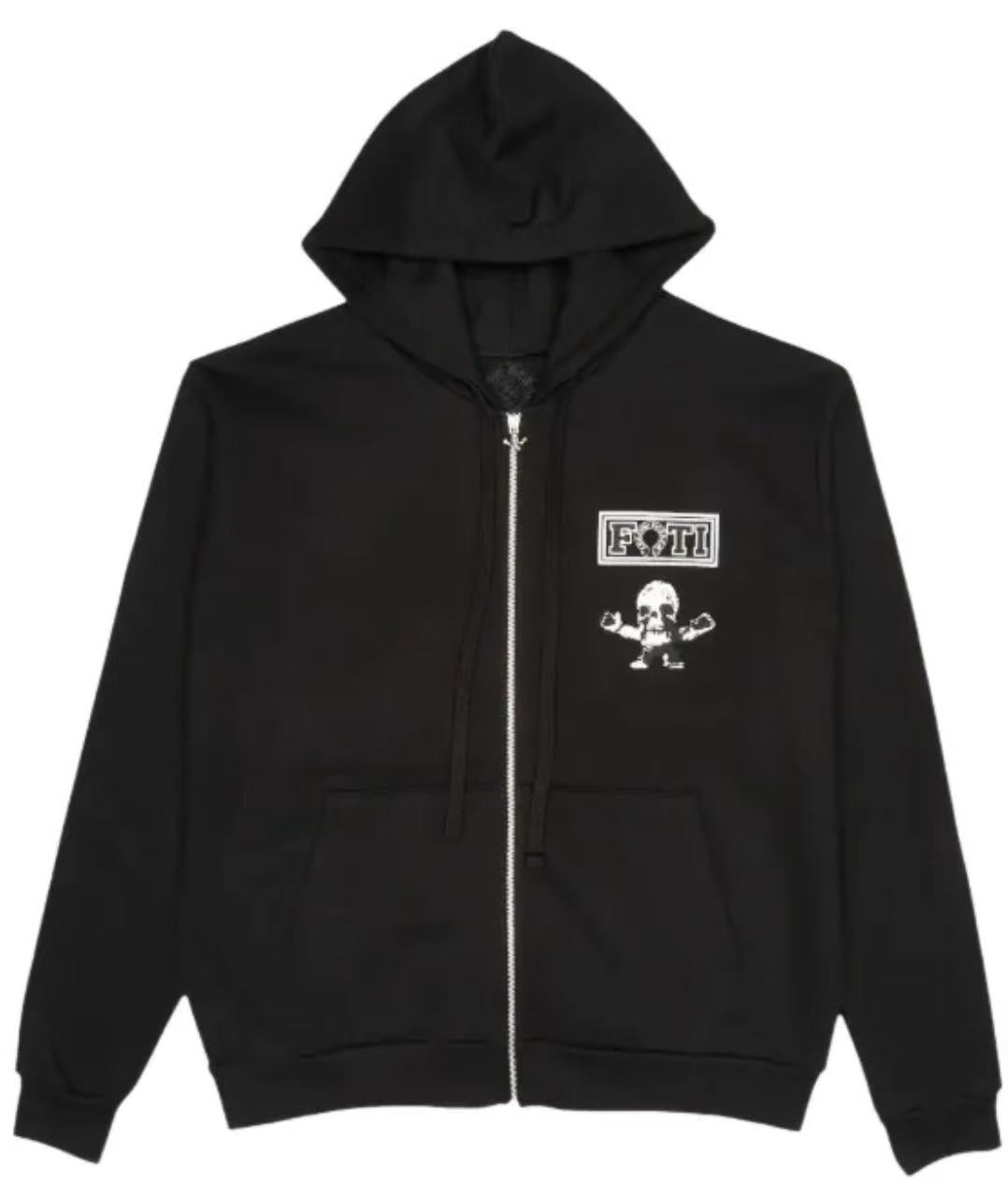 Chrome Hearts FOTI Zip Black Hoodie BF