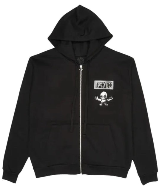 Chrome Hearts FOTI Zip Black Hoodie BF