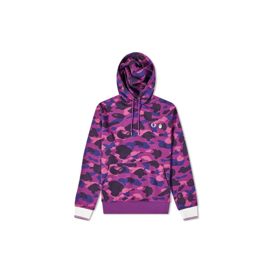 Bape Fred Perry Purple Hoodie