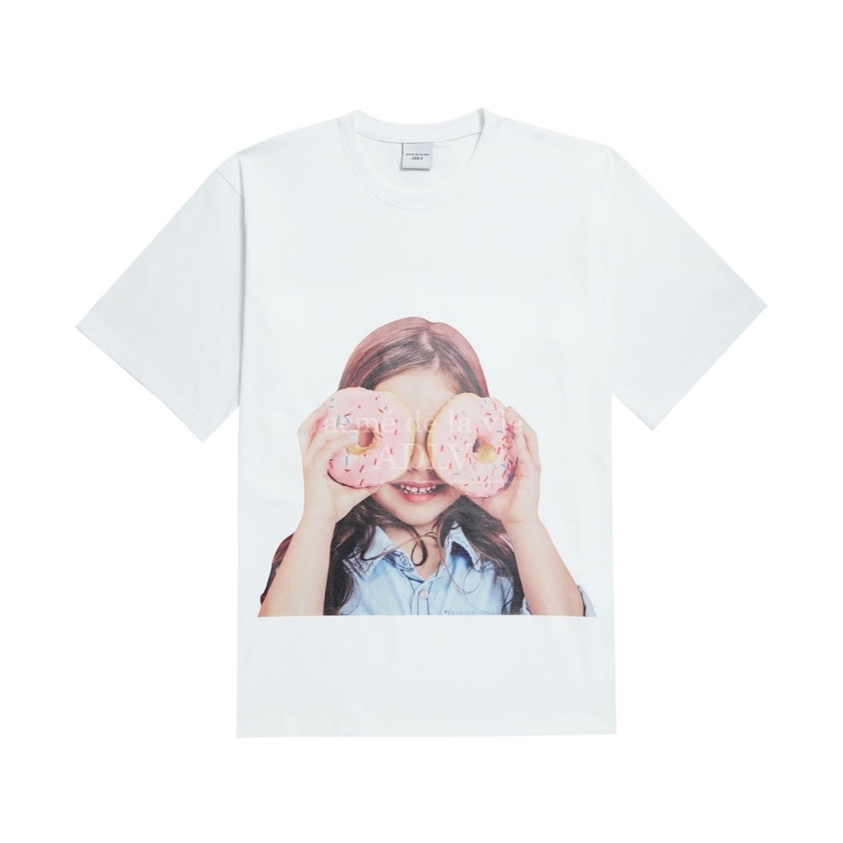 ADLV Baby Face Donut 3 White Tee