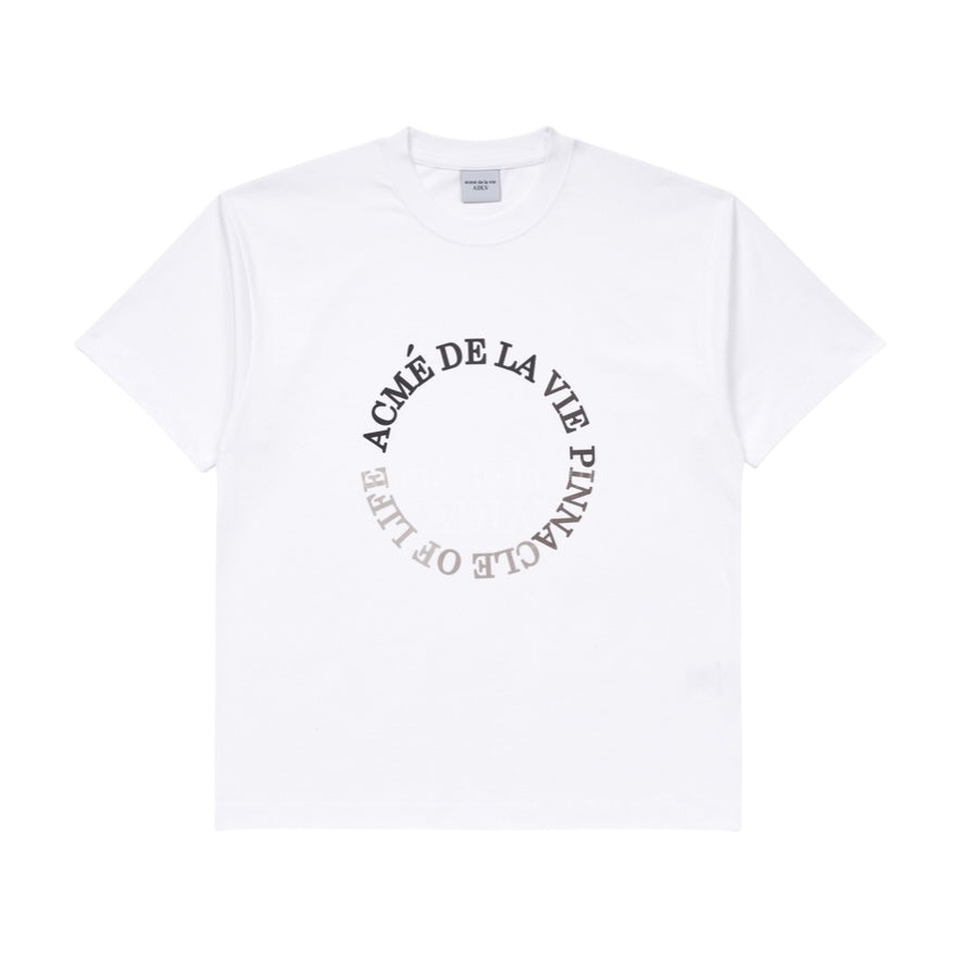 ADLV Lisa Circle Logo Art White Tee