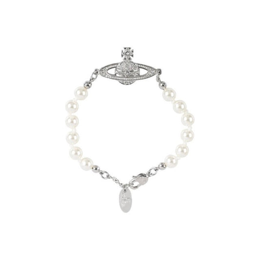 Vivienne Westwood Mini Bas Relief Platinum Bracelet