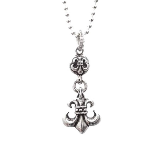 Chrome Hearts Scout Flower Single Ball Necklace
