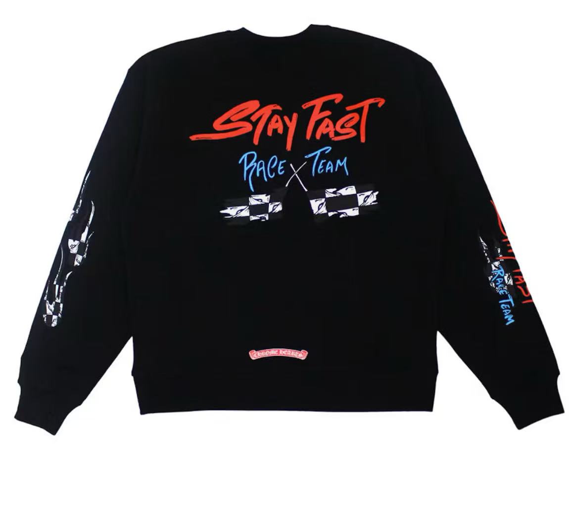 Chrome Hearts Stay Fast Black Longsleeve