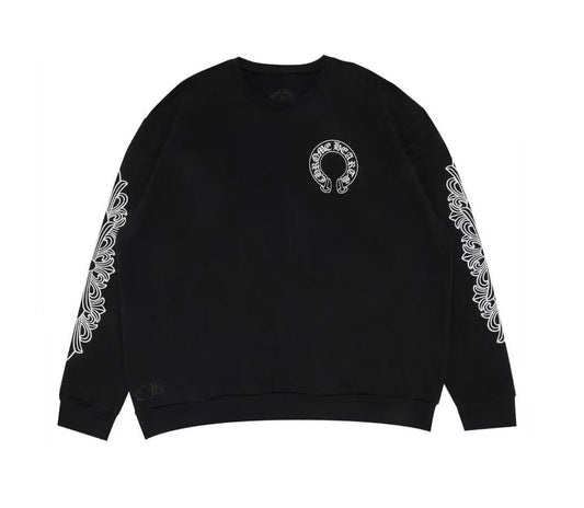 Chrome Hearts Scroll Black Longsleeve
