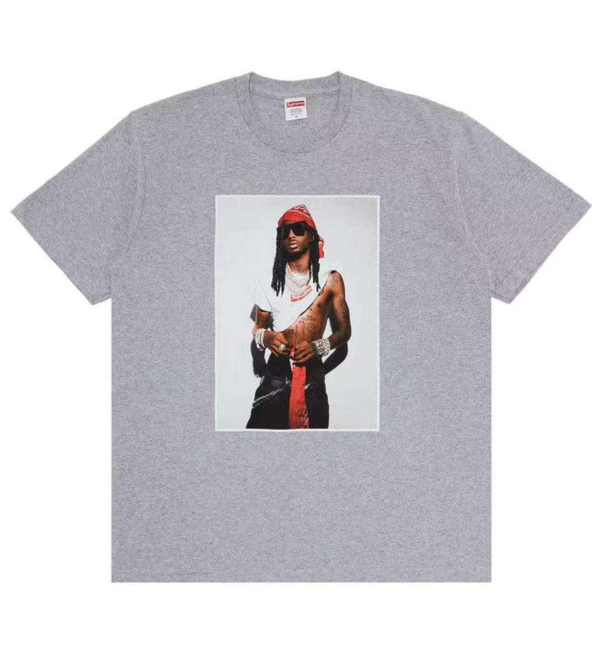 Supreme Playboi Carti Grey Tee JM