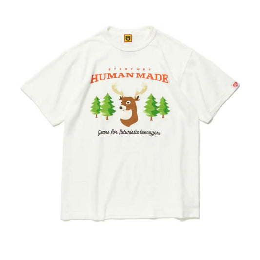 Human Made Deer White Tee JM