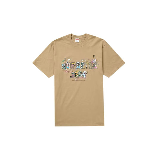 Supreme Varsity Beige Tee CRZ