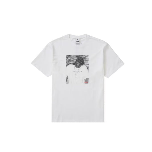 Supreme Jordan Biggies White Tee CRZ