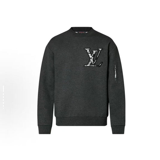 Louis Vuitton Cotton Crewneck (Grey) BF