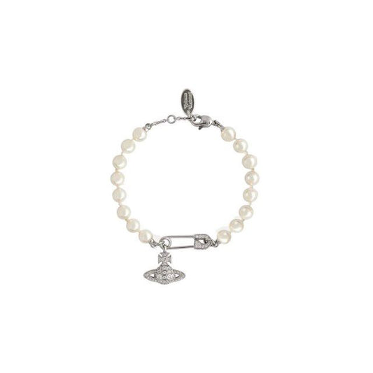 Vivienne Westwood Lucrece Pearl Platinum Bracelet