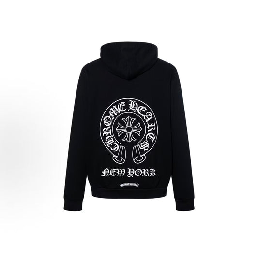 Chrome Hearts New York Zip Up Black Jacket