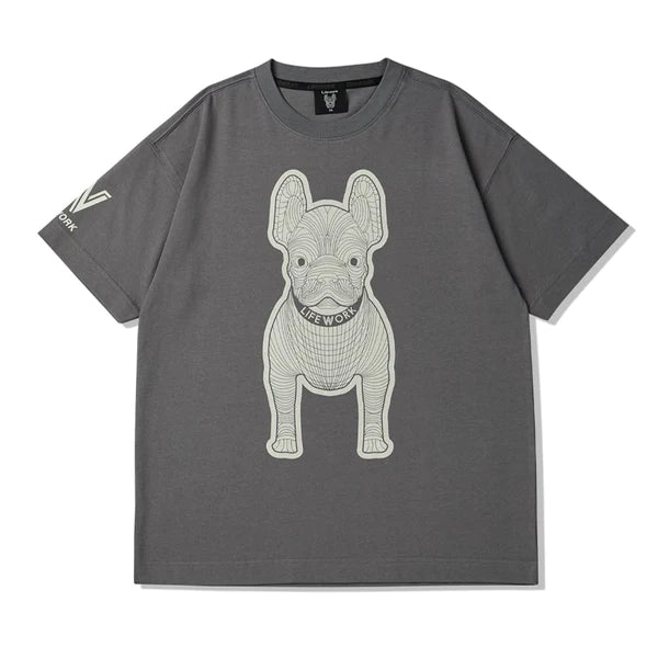 LifeWork Mascot Grey Grey Tee