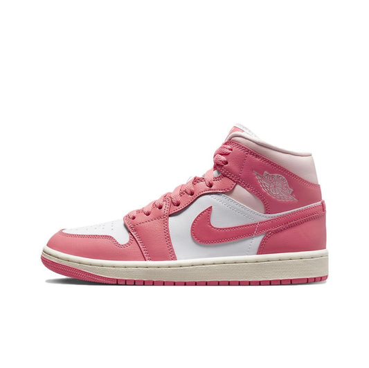 Air Jordan 1 Mid Strawberries and Cream Women