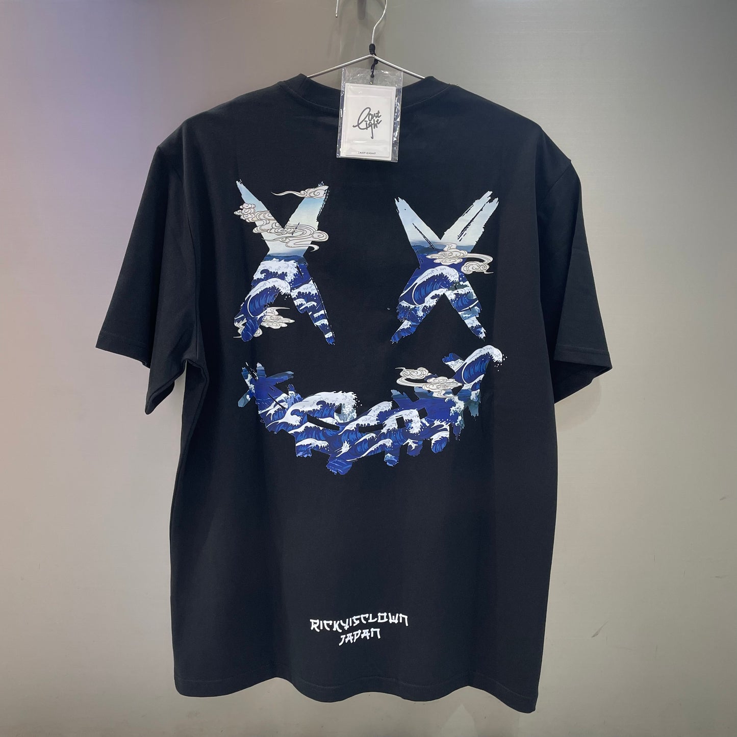 Rickyisclown Kanagawa Wave Black Tee