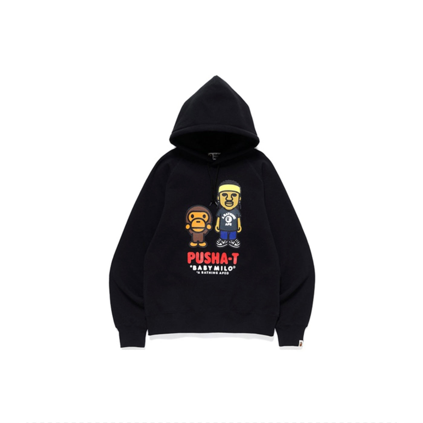 Bape Pusha T Baby Milo Black Hoodie