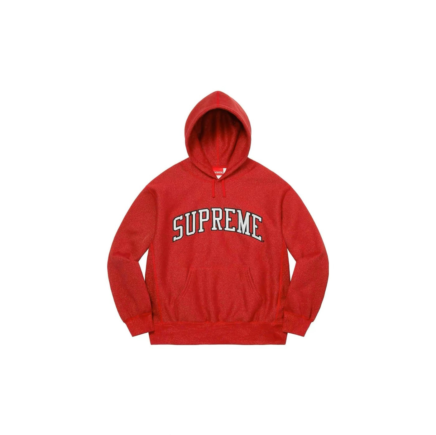 Supreme Metallic Arc Red Hoodie