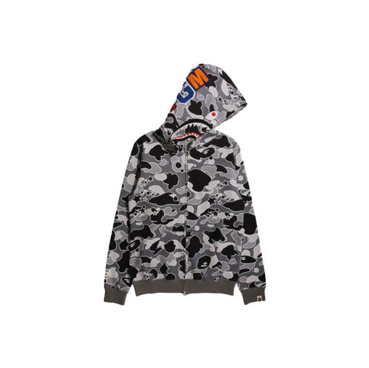 Bape STA Camo Shark Black Jacket