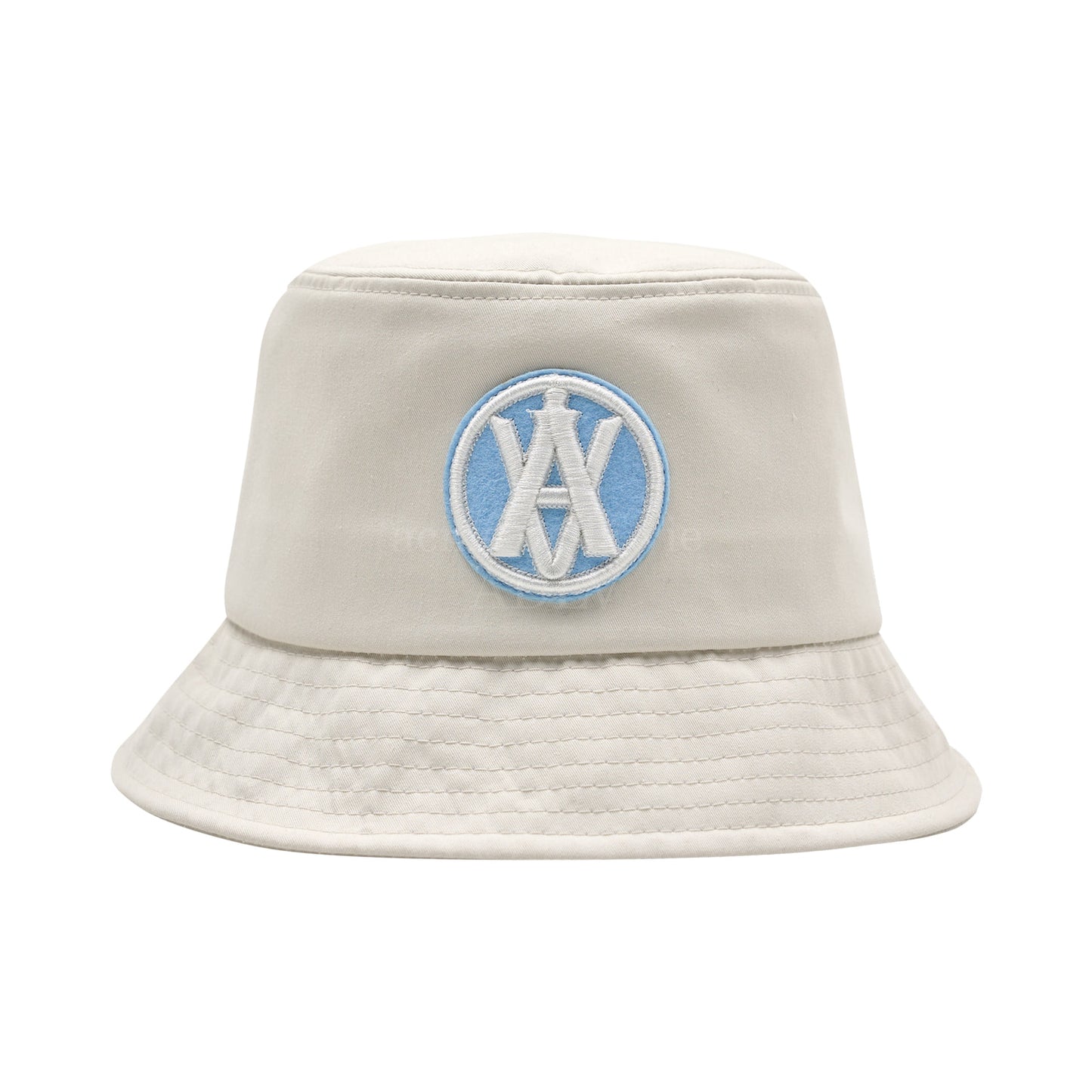 ADLV Lisa A Logo Circle Emblem Beige Bucket Hat